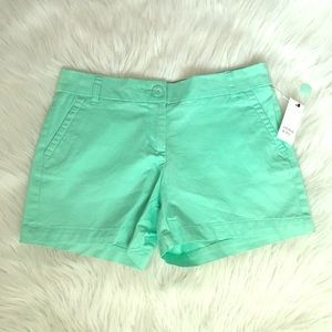 Crown and Ivy Solid Mint Shorts Sz 4P